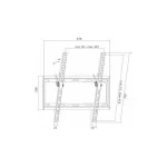 LogiLink BP0012 Βάση Τηλεόρασης Τοίχου έως 55" και 35kg BP0012 - Image 3