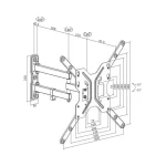 LogiLink BP0016 Επιτοίχια έως 55" και 30kg BP0016 - Image 2