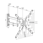 LogiLink BP0016 Επιτοίχια έως 55" και 30kg BP0016 - Image 6