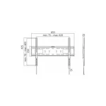 LogiLink BP0017 Βάση Τηλεόρασης Τοίχου έως 70" και 50kg BP0017 - Image 2