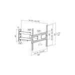 LogiLink BP0019 Επιτοίχια έως 70" και 50kg BP0019 - Image 3