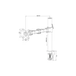Iiyama DS1001C-B1 Βάση Γραφείου Οθόνης έως 30" με Βραχίονα DS1001C-B1 - Image 3