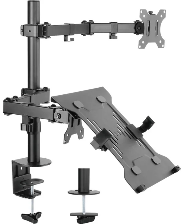Equip Βάση Γραφείου Οθόνης έως 32" με Βραχίονα (650119) 650119