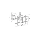 LogiLink BP0047 Επιτοίχια έως 70" και 45kg BP0047 - Image 4
