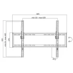 LogiLink BP0039 Βάση Τηλεόρασης Τοίχου έως 70" και 35kg BP0039 - Image 4