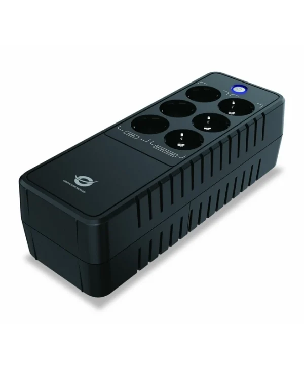 Conceptronic ZEUS05E UPS 650VA 360W με 6 Schuko Πρίζες ZEUS05E
