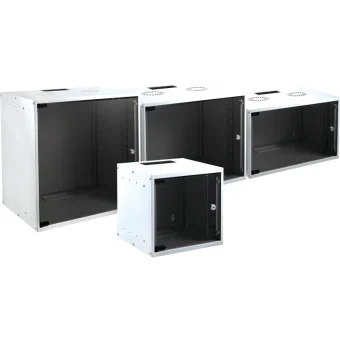 EFB Επιτοίχια Καμπίνα Rack 9U 53.5x45x44cm Λευκό WGB-1909WS.45 WGB-1909WS.45