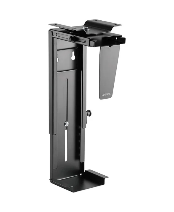 LogiLink PC Tower Mount Rotatable Under-Desk/Wall Mounting Up to 10Kg Black EO0005