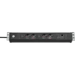 Brennenstuhl Premium-Web-Line Πολύπριζο Rack 19" 4x 3m 1156057984 1τμχ 1156057984