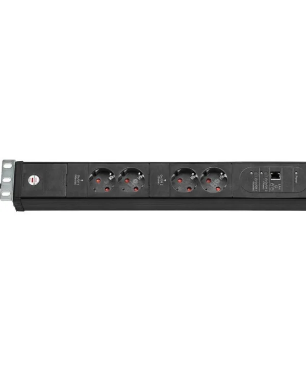 Brennenstuhl Premium-Web-Line Πολύπριζο Rack 19" 4x 3m 1156057984 1τμχ 1156057984