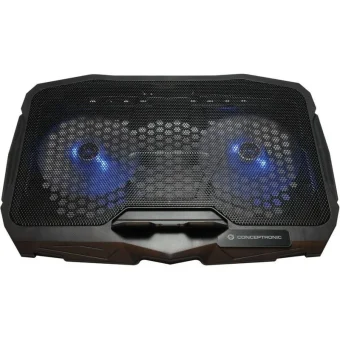 Conceptronic THANA07B Ergo Cooling Pad για Laptop έως 17" με 2 Ανεμιστήρες Μπεζ THANA07B