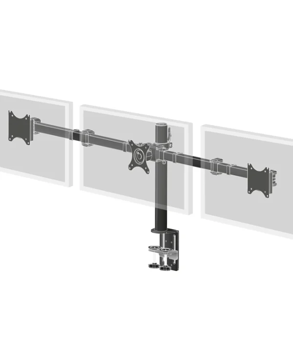 Iiyama DS1003C-B1 Βάση Γραφείου για 3 Οθόνες έως 27" με Βραχίονα DS1003C-B1