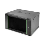 Digitus Επιτοίχια Καμπίνα Rack 7U 60x60x38.5cm Μαύρο DN-19 07U-6/6-EC-SW DN-19 07U-6/6-EC-SW