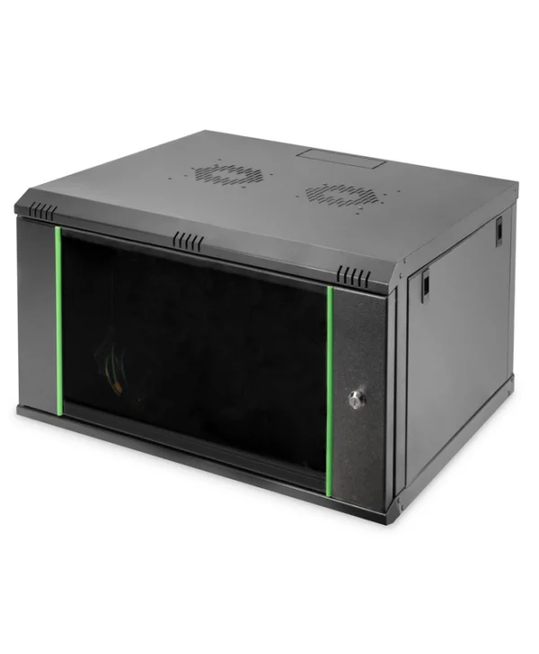 Digitus Επιτοίχια Καμπίνα Rack 7U 60x60x38.5cm Μαύρο DN-19 07U-6/6-EC-SW DN-19 07U-6/6-EC-SW