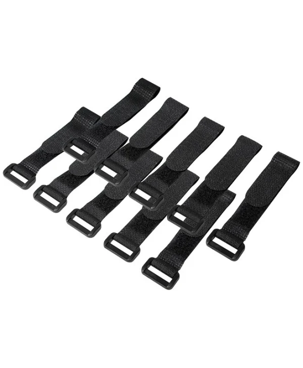 LogiLink Velcro Δεματικά Καλωδίων 150x20mm Μαύρο 10τμχ KAB0056 KAB0056
