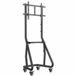Equip 650608 Βάση Τηλεόρασης Δαπέδου έως 80" Ασημί 650608