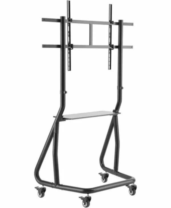 Equip 650609 Βάση Τηλεόρασης Δαπέδου Ασημί 650609