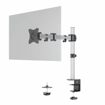 Durable Βάση Γραφείου Οθόνης έως 27" με Βραχίονα Ασημί (509423) 509423