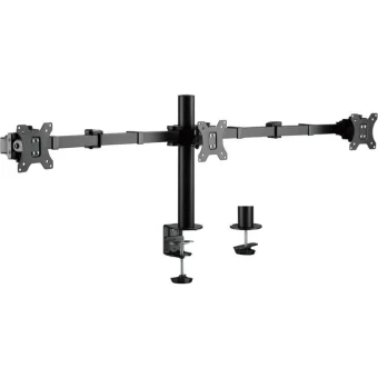 LogiLink BP0107 Βάση Γραφείου για 3 Οθόνες έως 27" με Βραχίονα BP0107