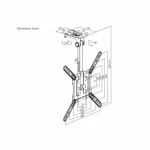 Equip 650375 Βάση Τηλεόρασης Τοίχου έως 55" και 20kg 650375 - Image 5