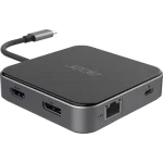 Acer USB-C Docking Station με HDMI/DisplayPort 4K PD Ethernet Γκρι (HP.DSCAB.013) HP.DSCAB.013