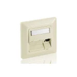 Equip Μονή Πρίζα Δικτύου RJ45 με Πλαίσιο σε Λευκό Χρώμα 761304 761304