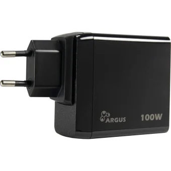 Inter-Tech Φορτιστής Χωρίς Καλώδιο με Θύρα USB-A 100W Power Delivery Μαύρος (88882230) 88882230