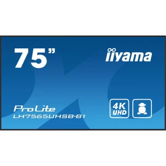 Iiyama LH7565UHSB-B1 Public Display IPS 4K UHD 75" LH7565UHSB-B1