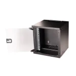 Equip Επιτοίχια Καμπίνα Rack 30x30cm Μαύρο EWM-06-3030-B EWM-06-3030-B - Image 2