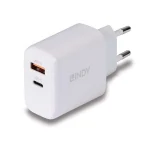 Lindy Φορτιστής Χωρίς Καλώδιο GaN 65W Power Delivery Λευκός (73428) 73428