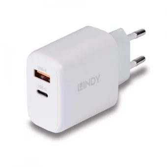 Lindy Φορτιστής Χωρίς Καλώδιο GaN 65W Power Delivery Λευκός (73428) 73428