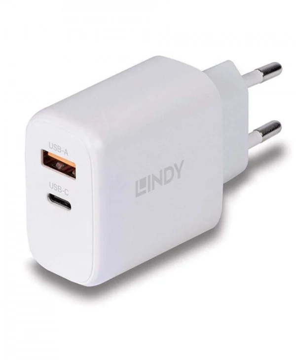 Lindy Φορτιστής Χωρίς Καλώδιο GaN 65W Power Delivery Λευκός (73428) 73428