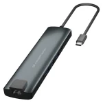 Conceptronic USB-C Docking Station με HDMI 4K PD Ethernet Γκρι (DONN06G) DONN06G