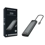 Conceptronic USB-C Docking Station με HDMI 4K PD Ethernet Γκρι (DONN06G) DONN06G - Image 4
