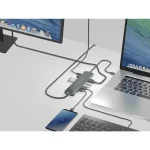 Conceptronic USB-C Docking Station με HDMI 4K PD Ethernet Γκρι (DONN06G) DONN06G - Image 5