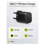 Goobay Φορτιστής Χωρίς Καλώδιο με Θύρα USB-C 20W Power Delivery Μαύρος (65403) 65403 - Image 2