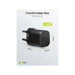 Goobay Φορτιστής Χωρίς Καλώδιο με Θύρα USB-C 20W Power Delivery Μαύρος (65403) 65403 - Image 5