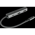 Good Connections USB-C Docking Station με HDMI 4K PD Γκρι (HUB-C002A) HUB-C002A - Image 2