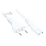 Alcasa Euro - IEC C13 Cable 1.8m Λευκό (P0370-W018) P0370-W018 - Image 3