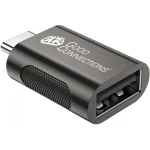 Good Connections Μετατροπέας USB-C male σε USB-A female Γκρι 1τμχ USB-AD302 USB-AD302