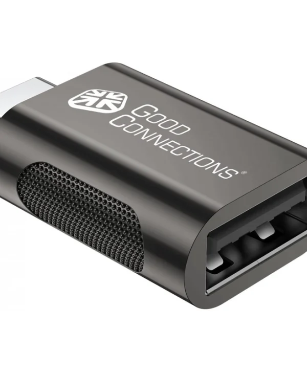 Good Connections Μετατροπέας USB-C male σε USB-A female Γκρι 1τμχ USB-AD302 USB-AD302