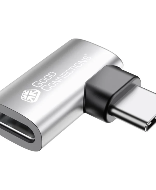 Good Connections Μετατροπέας USB-C male σε USB-C female Ασημί 1τμχ USB-AD400 USB-AD400