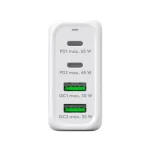 Goobay Φορτιστής Χωρίς Καλώδιο με 2 Θύρες USB-A και 2 Θύρες USB-C 68W Λευκός (64818) 64818 - Image 2