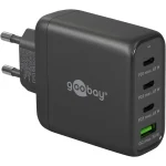 Goobay Φορτιστής Χωρίς Καλώδιο GaN με Θύρα USB-A και 3 Θύρες USB-C 68W Λευκός (64819) 64819