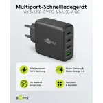 Goobay Φορτιστής Χωρίς Καλώδιο GaN με Θύρα USB-A και 3 Θύρες USB-C 68W Λευκός (64819) 64819 - Image 3
