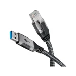 Goobay Μετατροπέας USB-A male σε Ethernet male Ασημί 1τμχ 70497 70497 - Image 2