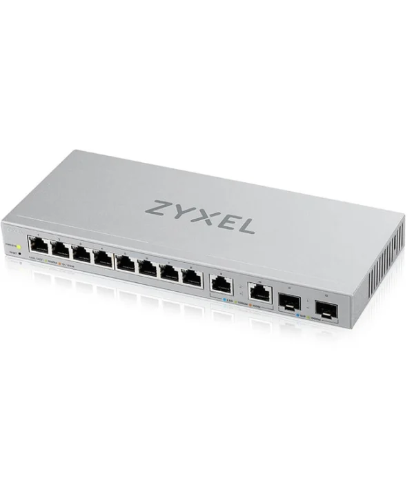 Zyxel XGS1210-12-ZZ0102F v2 Managed L2 Switch με 8 Θύρες Gigabit (1Gbps) Ethernet και 2 SFP Θύρες XGS1210-12-ZZ0102F
