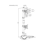 Equip Επιτραπέζια Βάση για 2 Οθόνες έως 32" (650128) 650128 - Image 9