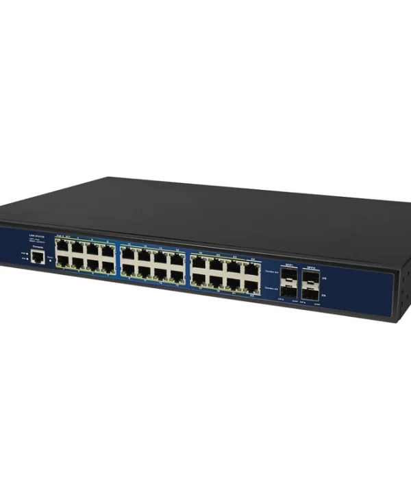 Allnet ALL-SG8626PM Managed L2 PoE+ Switch με 24 Θύρες Gigabit (1Gbps) Ethernet και 4 SFP Θύρες ALL-SG8626PM