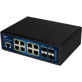 Allnet ALL-SGI8112PMJ Managed L2 PoE+ Switch με 8 Θύρες Gigabit (1Gbps) Ethernet και 4 SFP Θύρες ALL-SGI8112PMJ